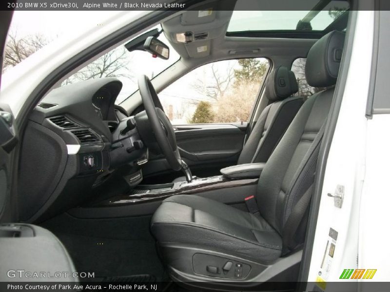  2010 X5 xDrive30i Black Nevada Leather Interior