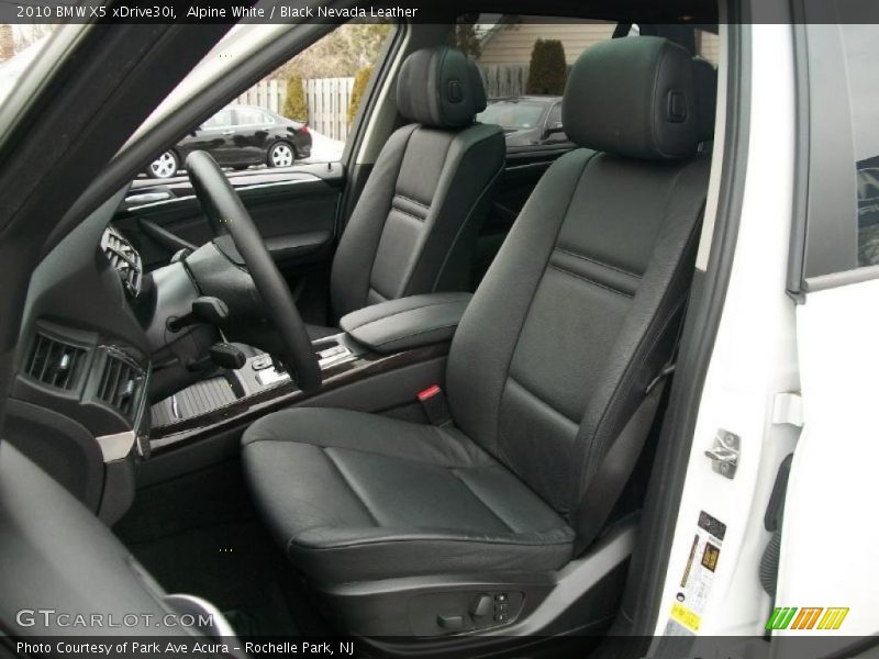 2010 X5 xDrive30i Black Nevada Leather Interior
