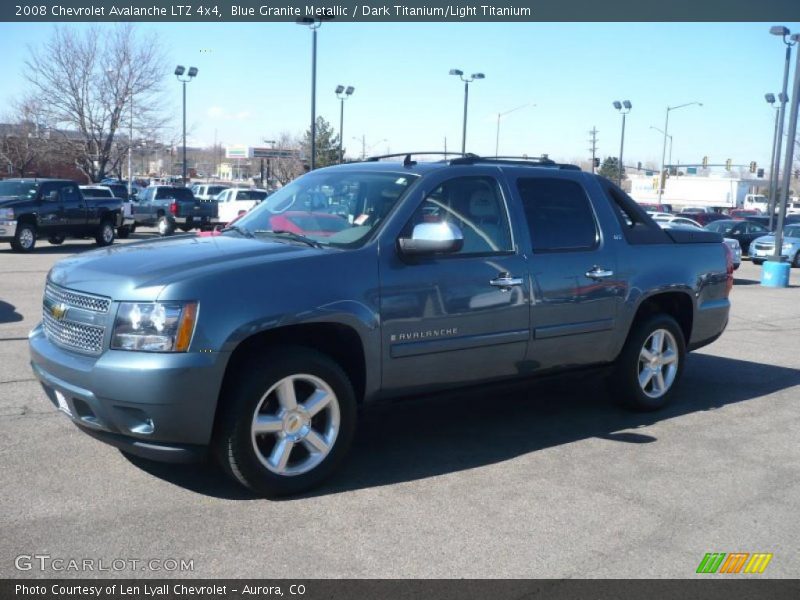 Blue Granite Metallic / Dark Titanium/Light Titanium 2008 Chevrolet Avalanche LTZ 4x4