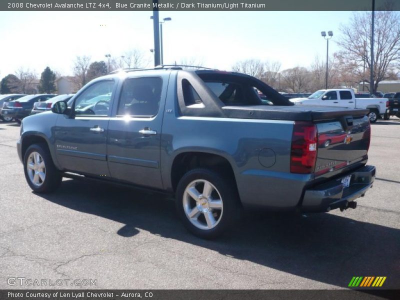 Blue Granite Metallic / Dark Titanium/Light Titanium 2008 Chevrolet Avalanche LTZ 4x4