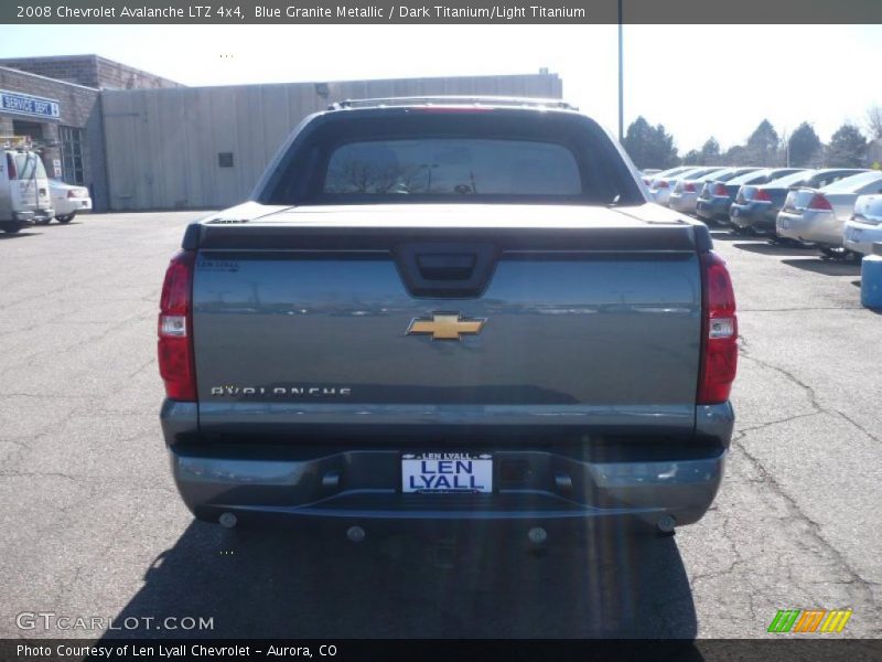 Blue Granite Metallic / Dark Titanium/Light Titanium 2008 Chevrolet Avalanche LTZ 4x4