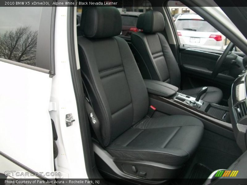 Alpine White / Black Nevada Leather 2010 BMW X5 xDrive30i