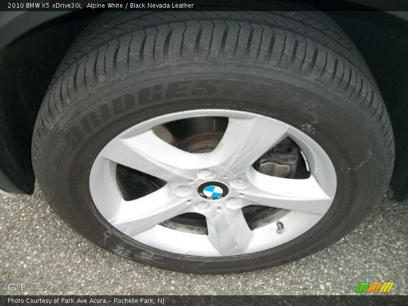 Alpine White / Black Nevada Leather 2010 BMW X5 xDrive30i