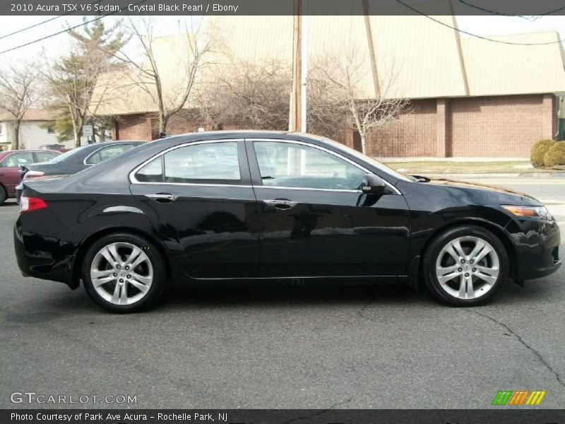 Crystal Black Pearl / Ebony 2010 Acura TSX V6 Sedan