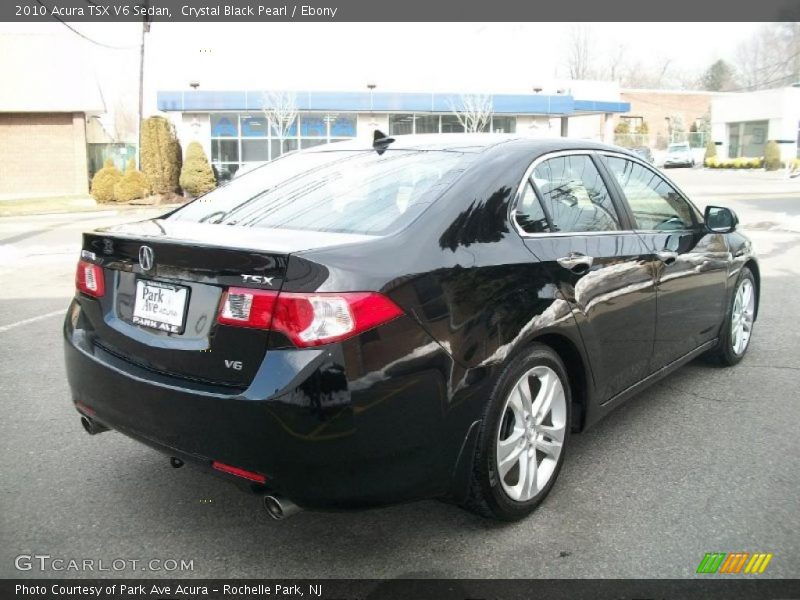 Crystal Black Pearl / Ebony 2010 Acura TSX V6 Sedan