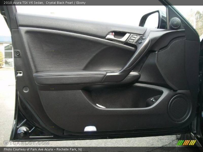 Crystal Black Pearl / Ebony 2010 Acura TSX V6 Sedan