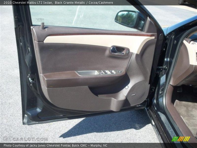 Black Granite Metallic / Cocoa/Cashmere 2010 Chevrolet Malibu LTZ Sedan