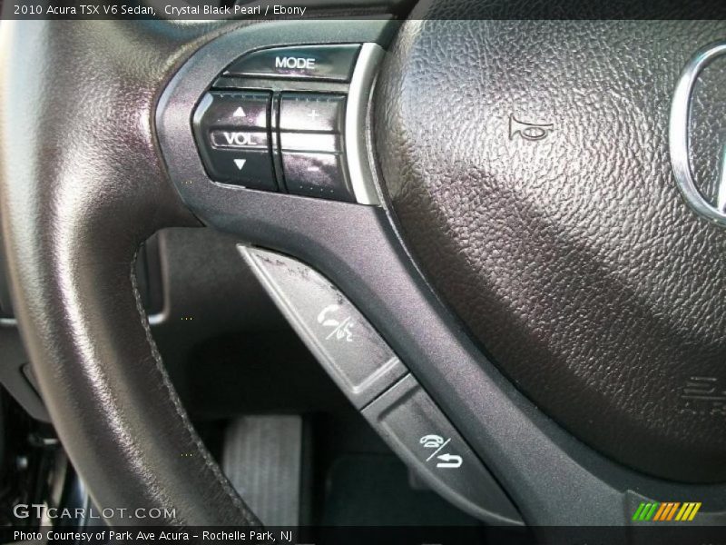 Crystal Black Pearl / Ebony 2010 Acura TSX V6 Sedan