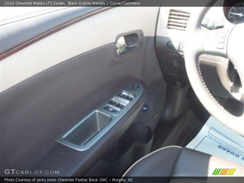 Black Granite Metallic / Cocoa/Cashmere 2010 Chevrolet Malibu LTZ Sedan