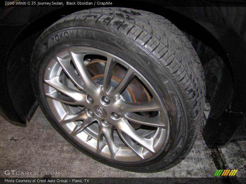 Black Obsidian / Graphite 2008 Infiniti G 35 Journey Sedan