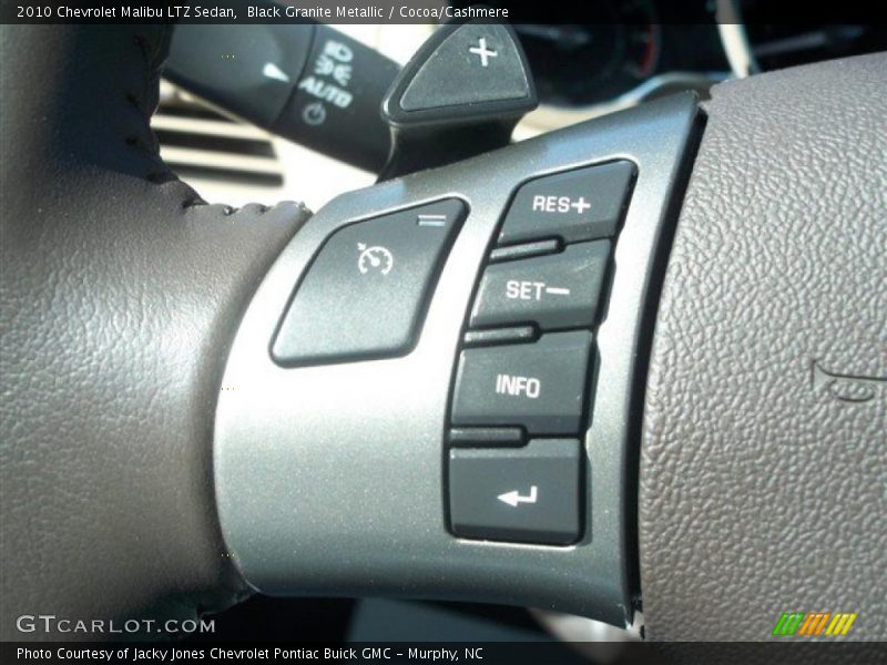 Black Granite Metallic / Cocoa/Cashmere 2010 Chevrolet Malibu LTZ Sedan