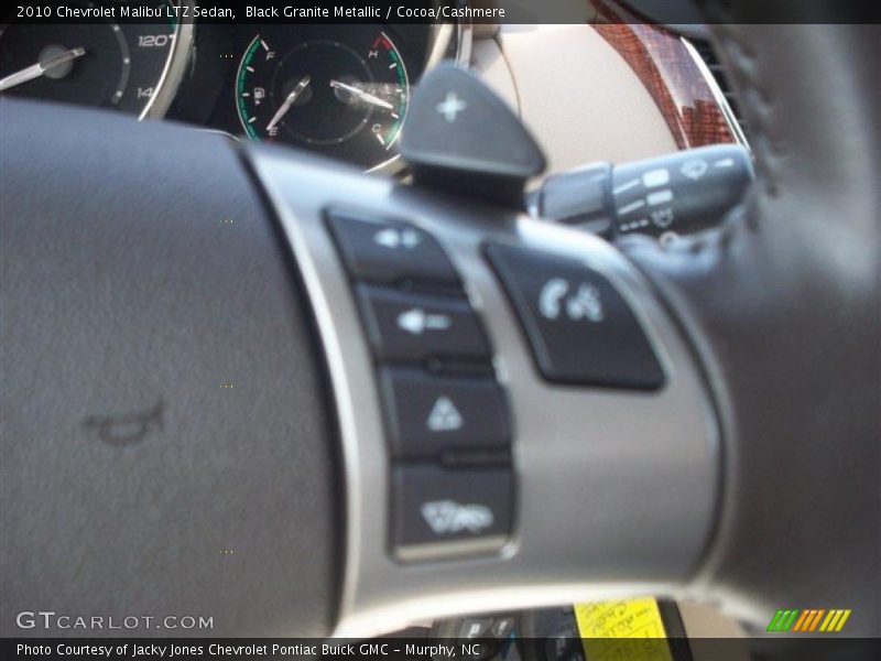 Black Granite Metallic / Cocoa/Cashmere 2010 Chevrolet Malibu LTZ Sedan