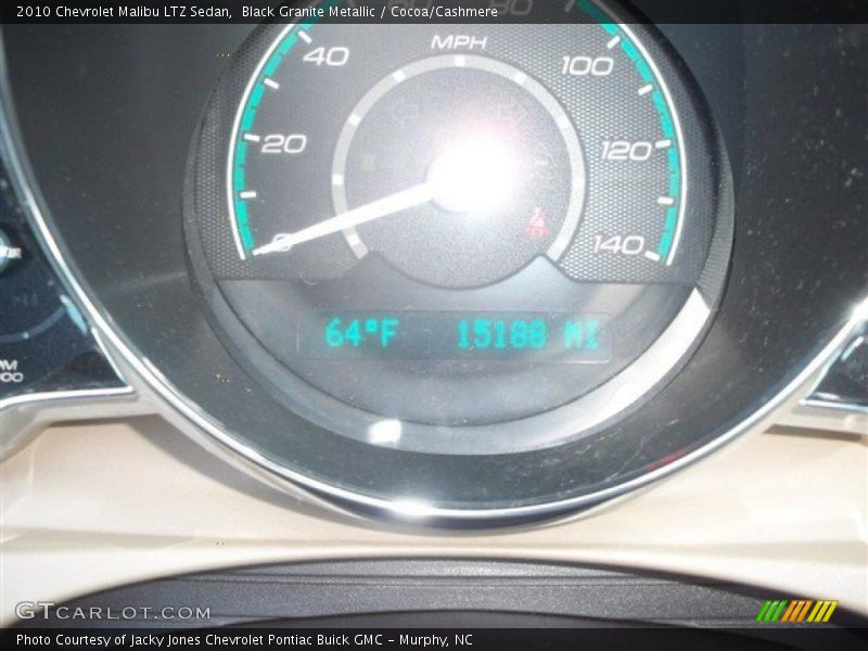 Black Granite Metallic / Cocoa/Cashmere 2010 Chevrolet Malibu LTZ Sedan