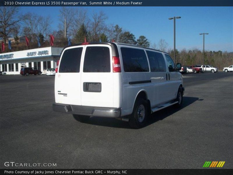 Summit White / Medium Pewter 2010 Chevrolet Express LS 3500 Passenger Van