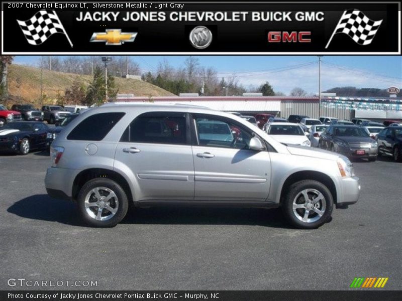 Silverstone Metallic / Light Gray 2007 Chevrolet Equinox LT