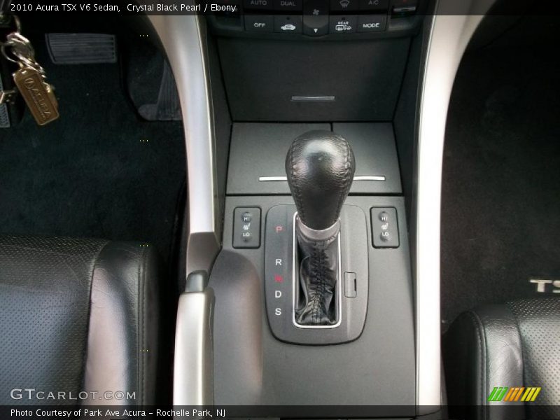  2010 TSX V6 Sedan 5 Speed Automatic Shifter