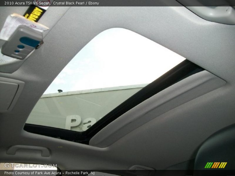 Crystal Black Pearl / Ebony 2010 Acura TSX V6 Sedan