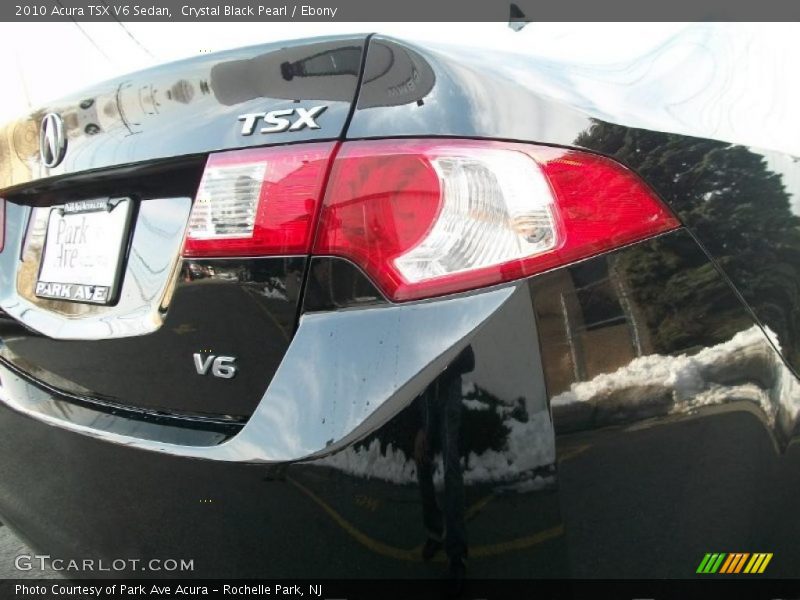 Crystal Black Pearl / Ebony 2010 Acura TSX V6 Sedan