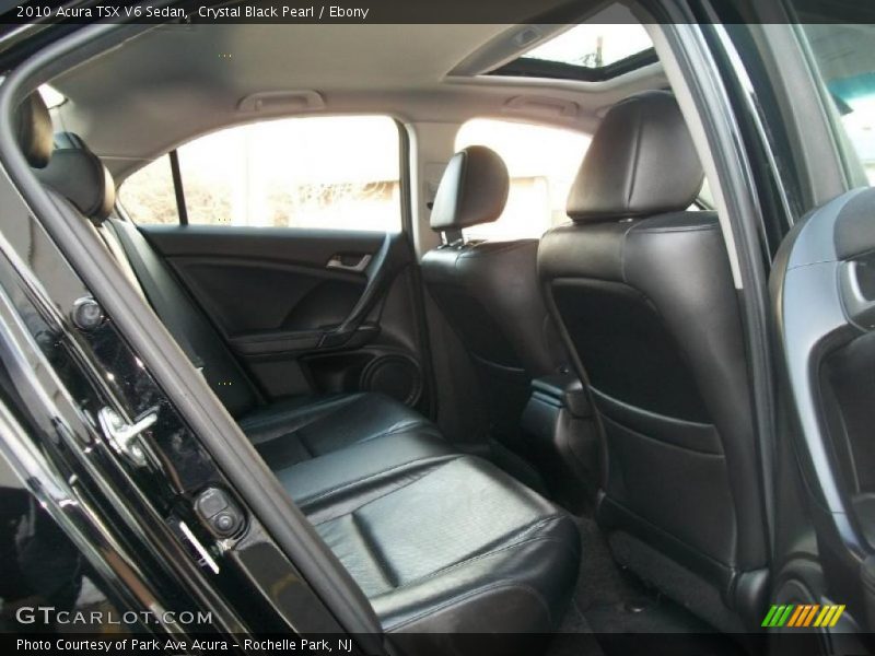 Crystal Black Pearl / Ebony 2010 Acura TSX V6 Sedan