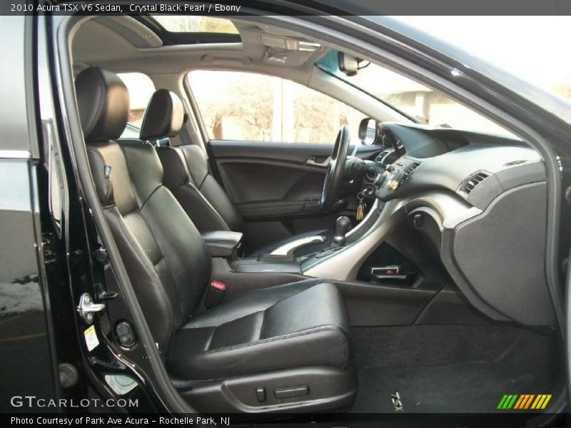 Crystal Black Pearl / Ebony 2010 Acura TSX V6 Sedan