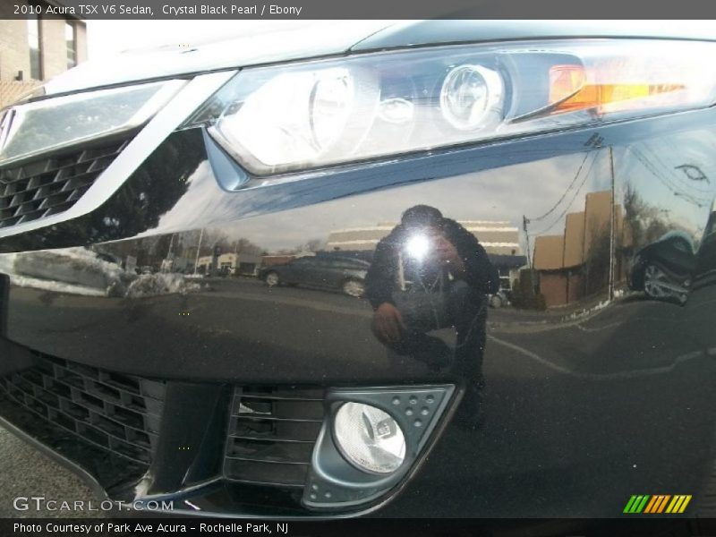 Crystal Black Pearl / Ebony 2010 Acura TSX V6 Sedan