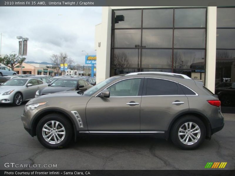 Umbria Twilight / Graphite 2010 Infiniti FX 35 AWD