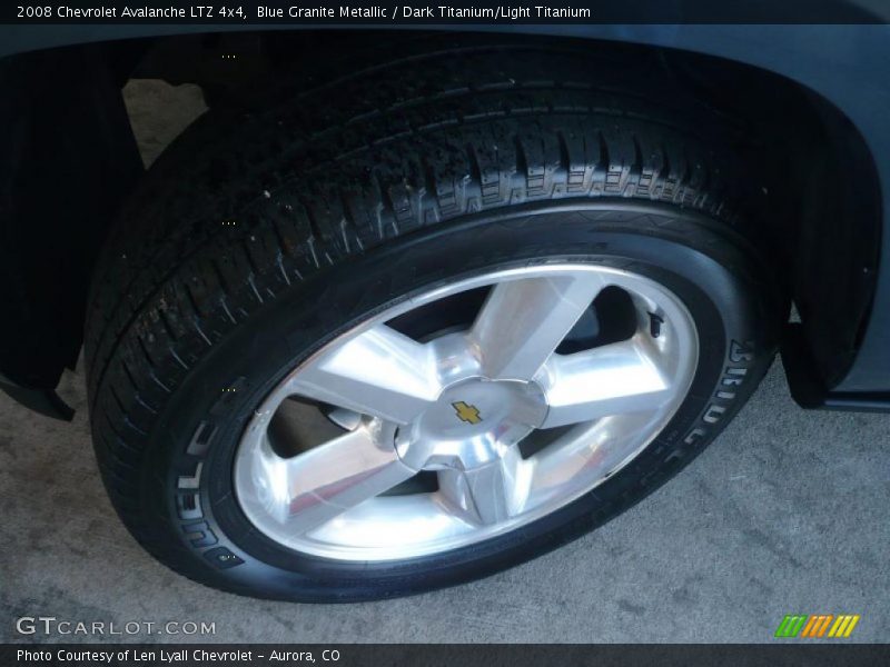 Blue Granite Metallic / Dark Titanium/Light Titanium 2008 Chevrolet Avalanche LTZ 4x4