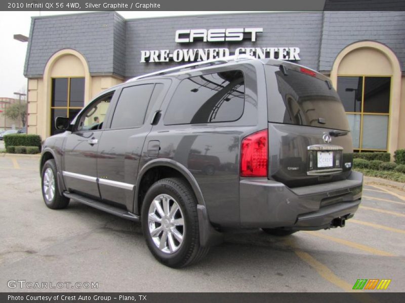 Silver Graphite / Graphite 2010 Infiniti QX 56 4WD