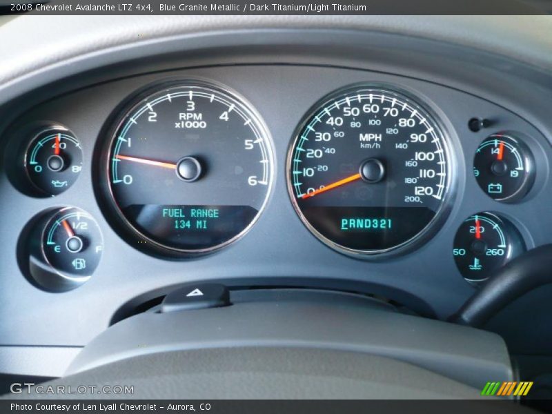  2008 Avalanche LTZ 4x4 LTZ 4x4 Gauges