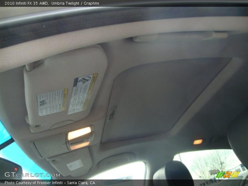Umbria Twilight / Graphite 2010 Infiniti FX 35 AWD