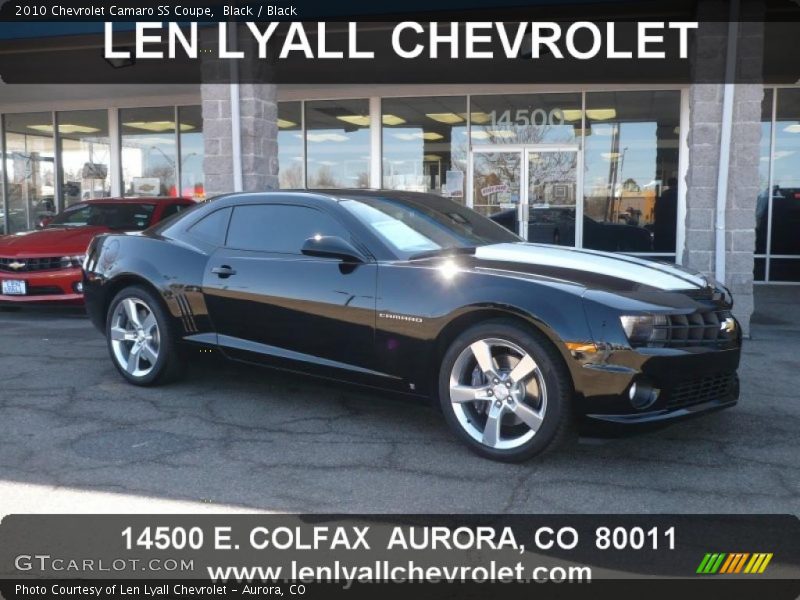 Black / Black 2010 Chevrolet Camaro SS Coupe