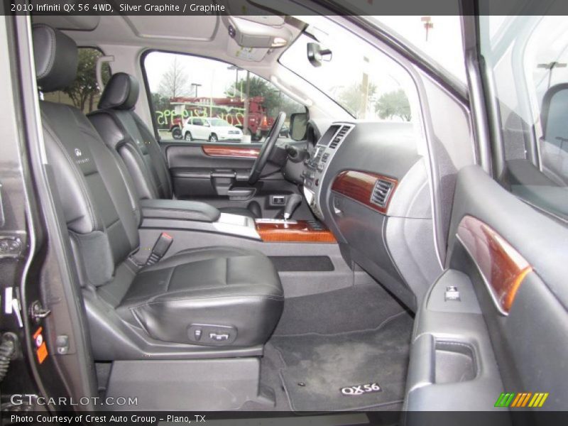 Silver Graphite / Graphite 2010 Infiniti QX 56 4WD