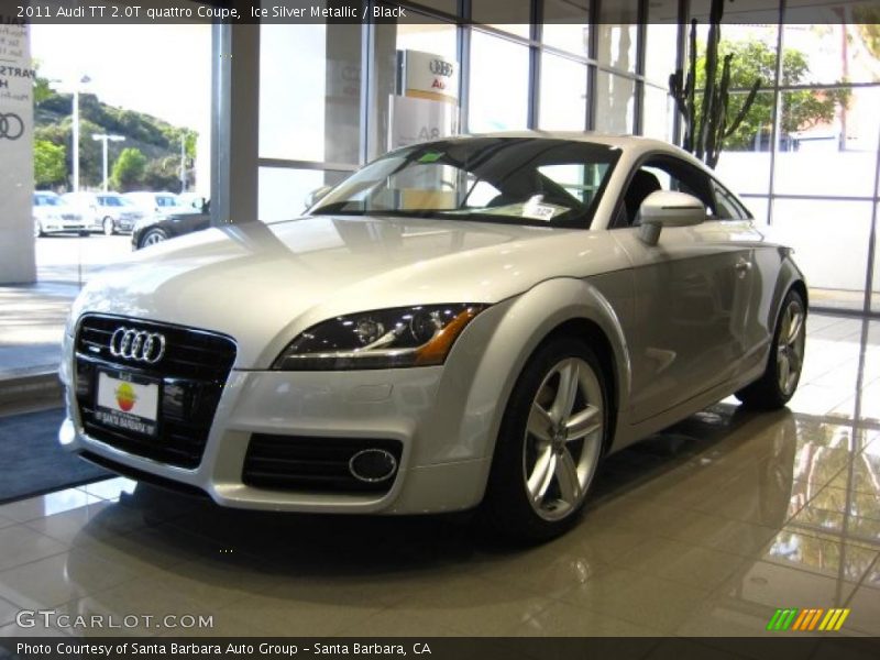 Ice Silver Metallic / Black 2011 Audi TT 2.0T quattro Coupe
