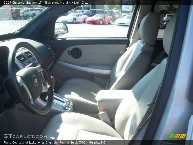 Silverstone Metallic / Light Gray 2007 Chevrolet Equinox LT