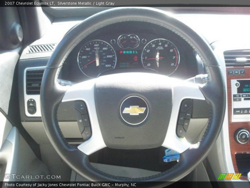 Silverstone Metallic / Light Gray 2007 Chevrolet Equinox LT