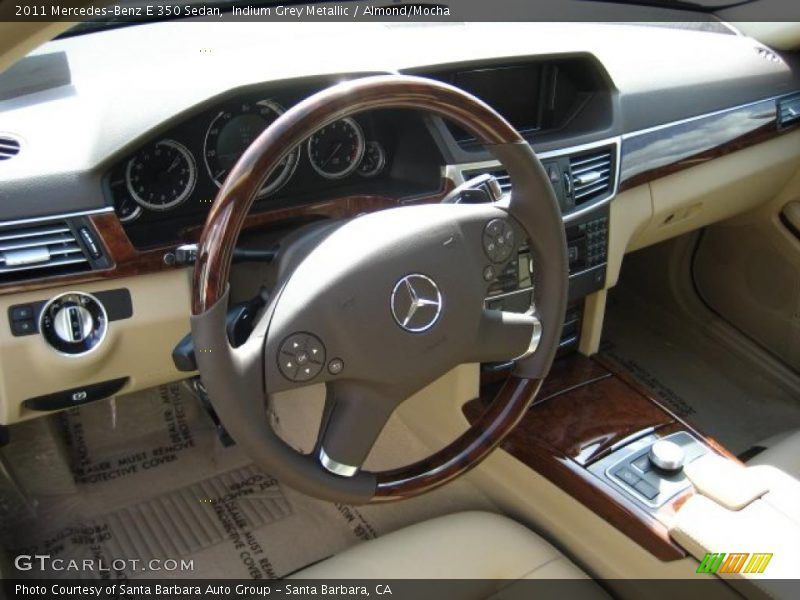Indium Grey Metallic / Almond/Mocha 2011 Mercedes-Benz E 350 Sedan