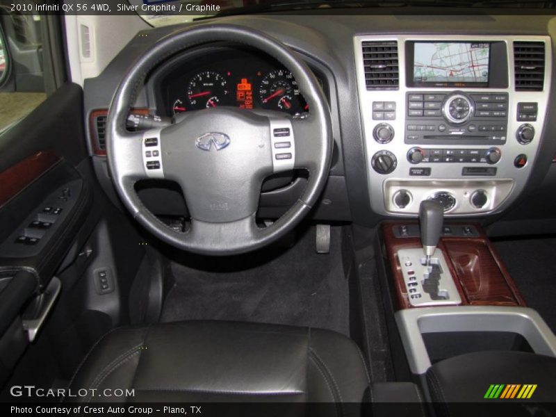 Silver Graphite / Graphite 2010 Infiniti QX 56 4WD