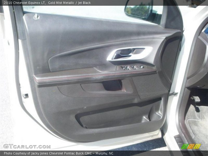 Gold Mist Metallic / Jet Black 2010 Chevrolet Equinox LT