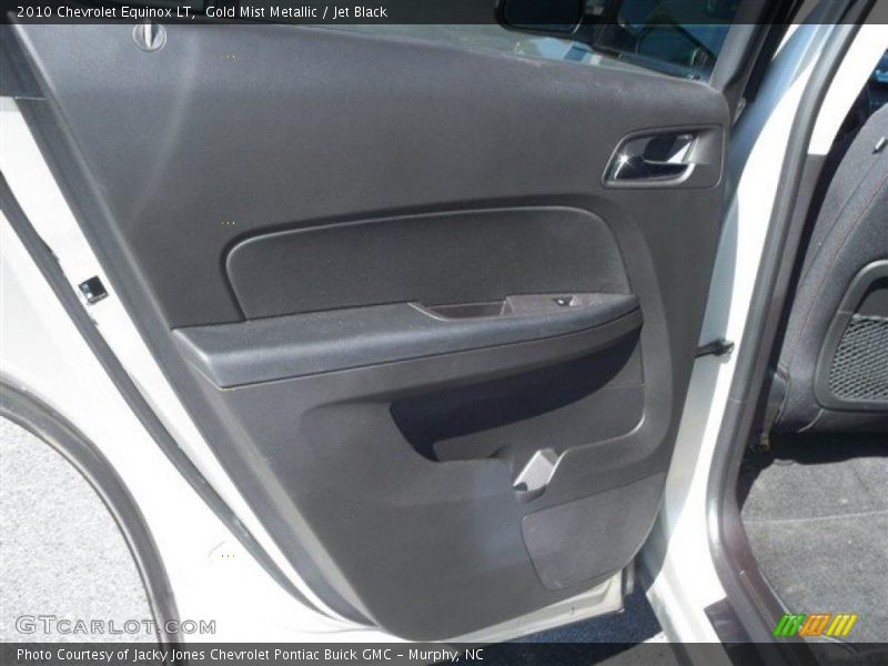 Gold Mist Metallic / Jet Black 2010 Chevrolet Equinox LT