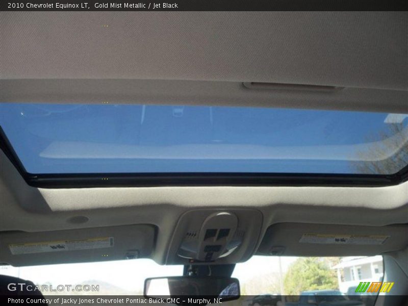 Gold Mist Metallic / Jet Black 2010 Chevrolet Equinox LT