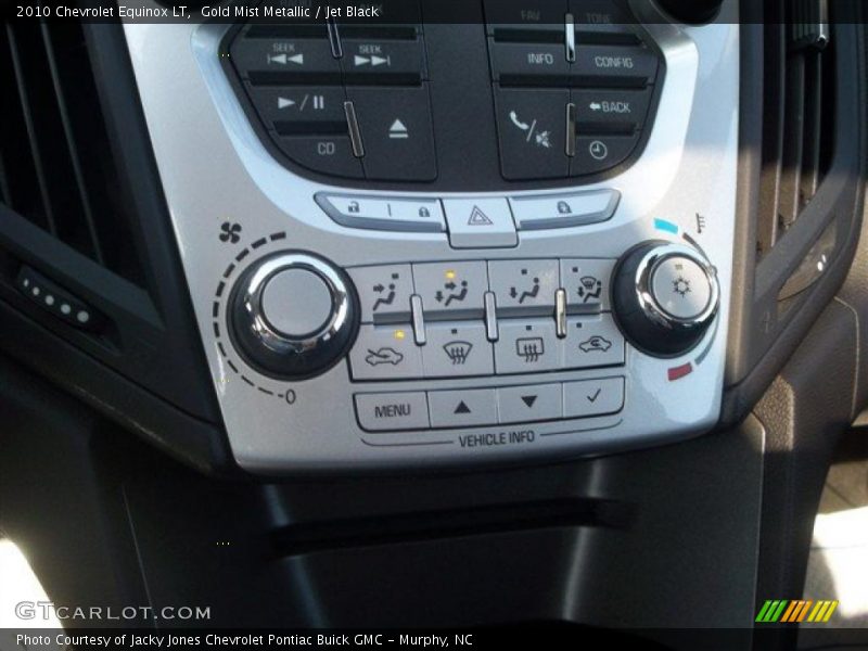 Gold Mist Metallic / Jet Black 2010 Chevrolet Equinox LT