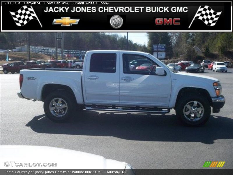 Summit White / Ebony 2010 GMC Canyon SLT Crew Cab 4x4