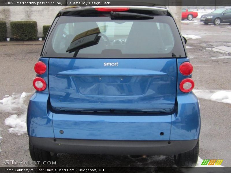 Blue Metallic / Design Black 2009 Smart fortwo passion coupe
