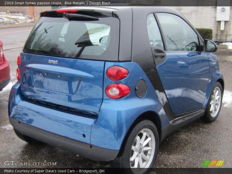 Blue Metallic / Design Black 2009 Smart fortwo passion coupe