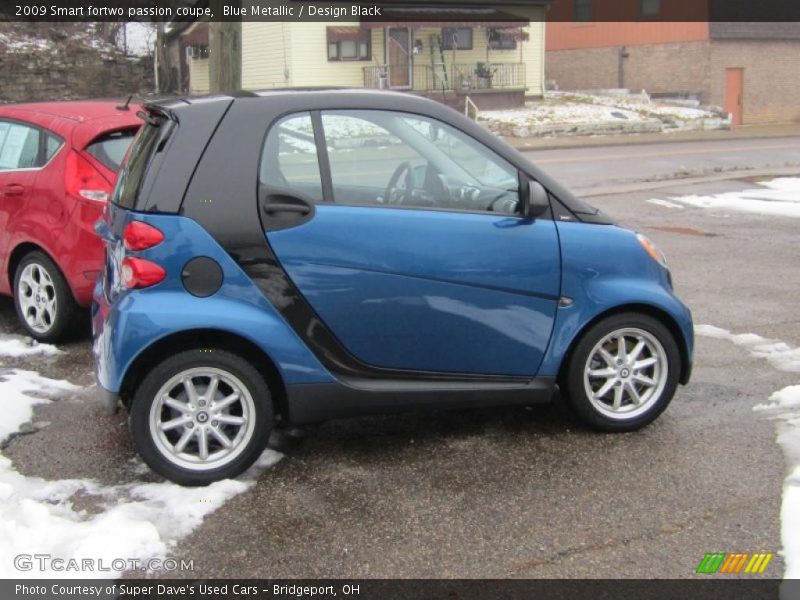 Blue Metallic / Design Black 2009 Smart fortwo passion coupe