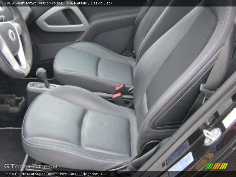 Blue Metallic / Design Black 2009 Smart fortwo passion coupe