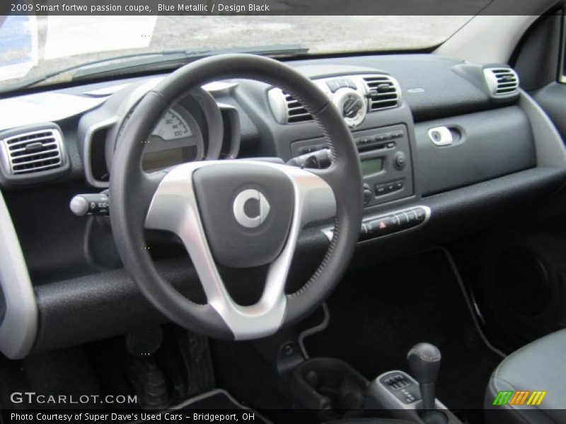 Blue Metallic / Design Black 2009 Smart fortwo passion coupe