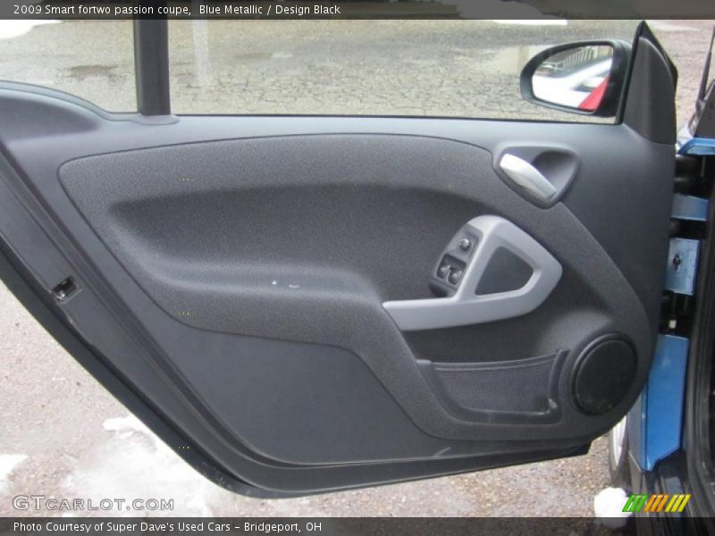Blue Metallic / Design Black 2009 Smart fortwo passion coupe