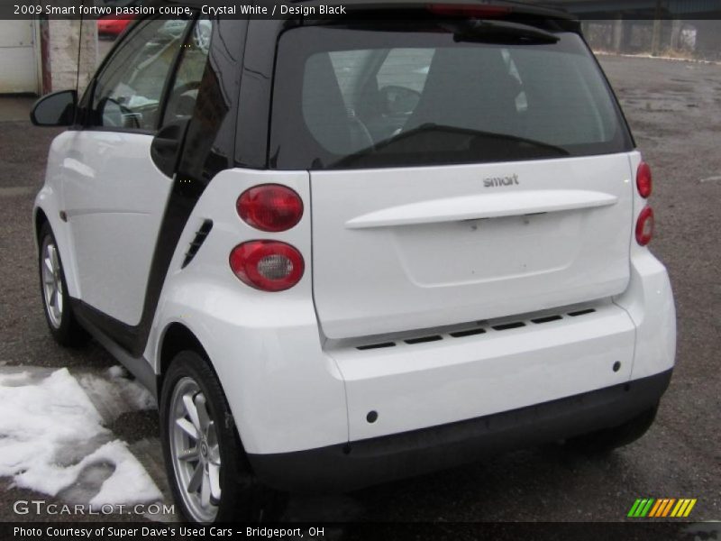 Crystal White / Design Black 2009 Smart fortwo passion coupe