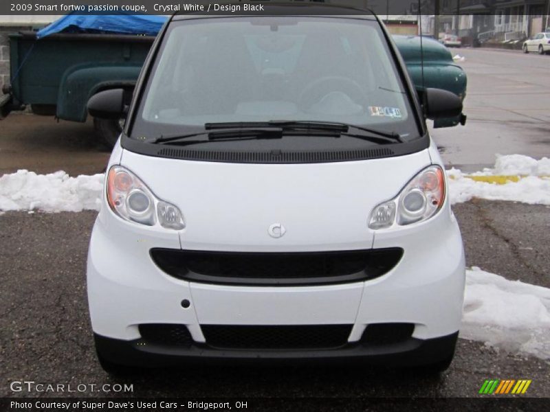 Crystal White / Design Black 2009 Smart fortwo passion coupe